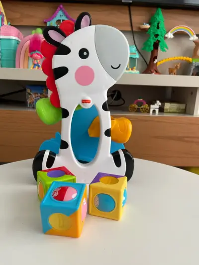 Cebra Fisher-Price con bloques - miniatura 5