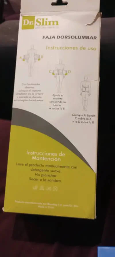 Faja Dorsolumbar Dr. Slim para Soporte - miniatura 3