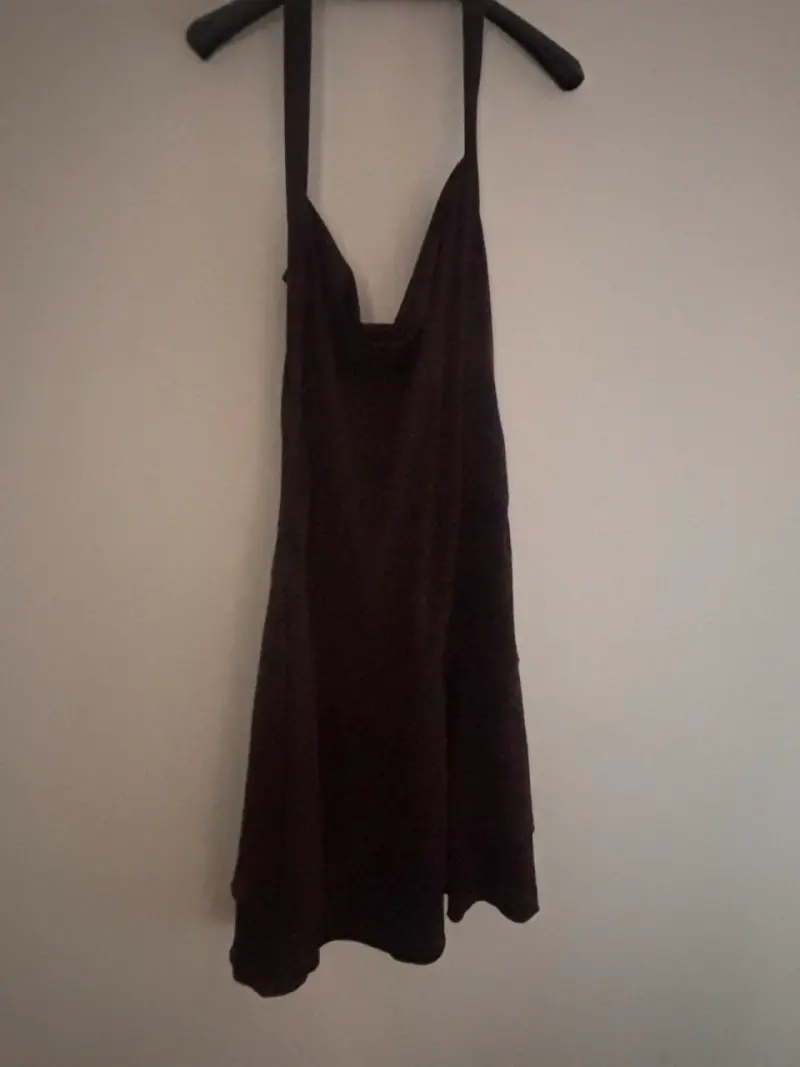 Vestido café moro casual para mujer - 1
