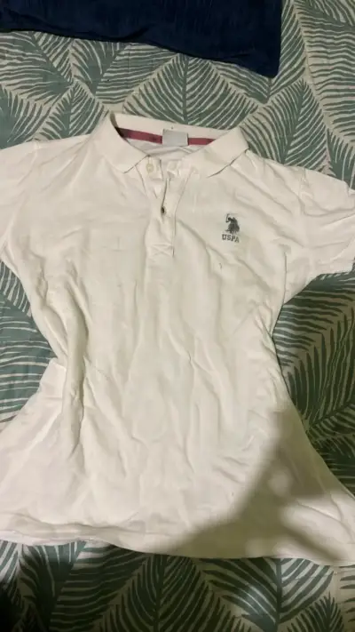 Polera Polo Blanca U.S. Polo Assn. - miniatura 1