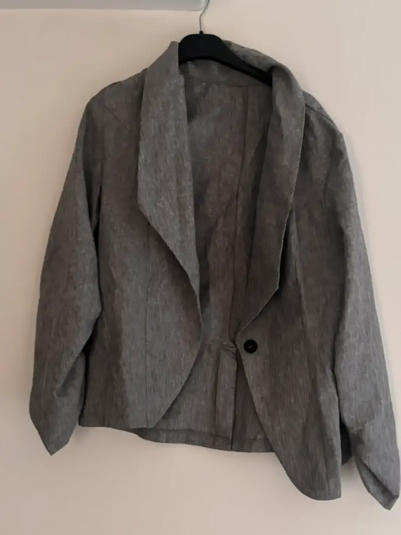 Blazer gris para mujer - 1