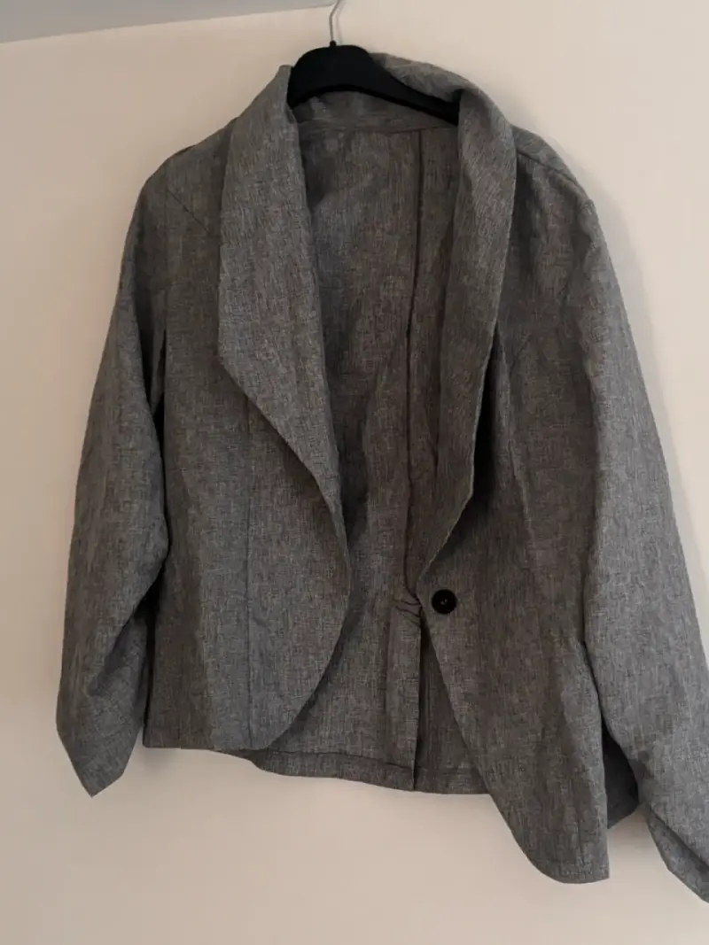 Blazer gris para mujer - 2