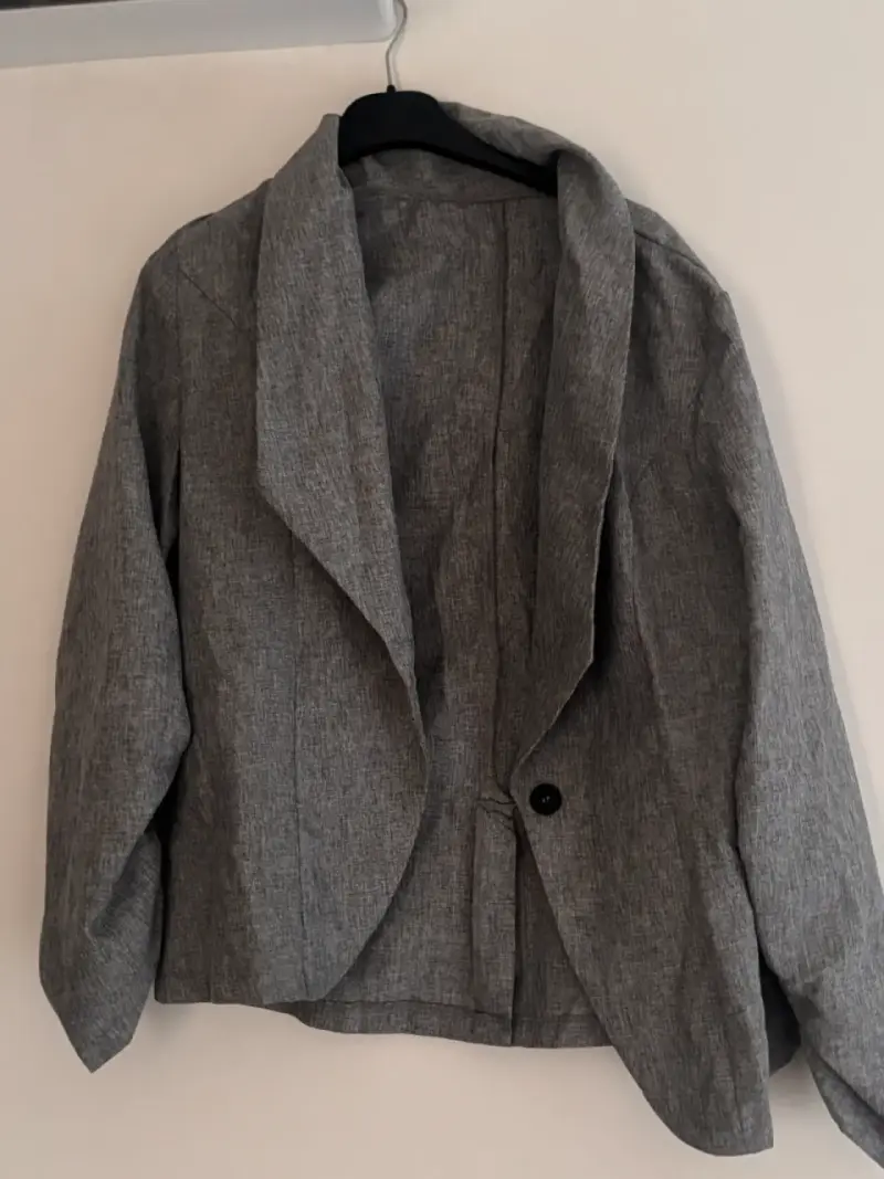 Blazer gris para mujer - 3