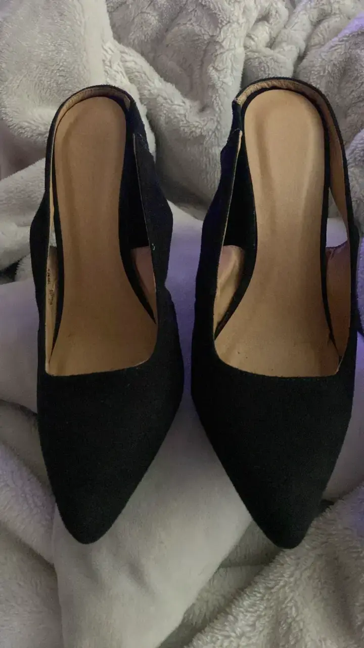 Zapatos de tacón negro elegantes para mujer - 4