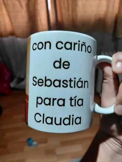 Taza personalizada con foto y mensaje - miniatura 2