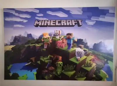 Póster de pared Minecraft en lienzo - miniatura 1