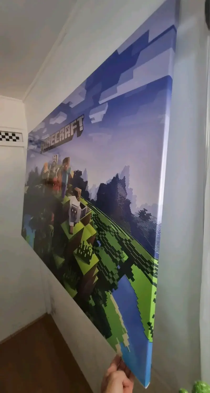 Póster de pared Minecraft en lienzo - 3