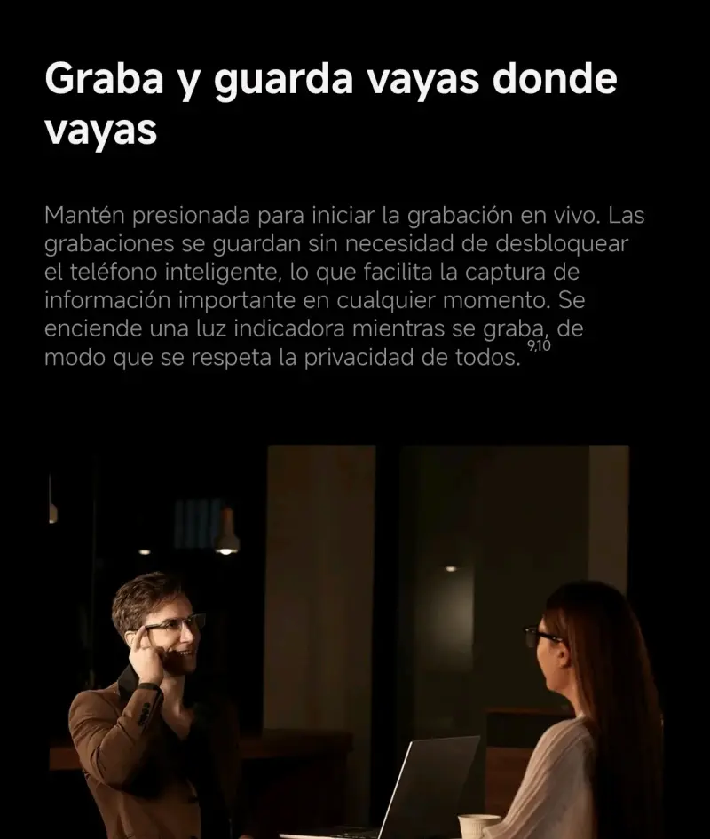 Xiaomi Mija Smart Audio Glasses-Gafas Inteligentes - 6