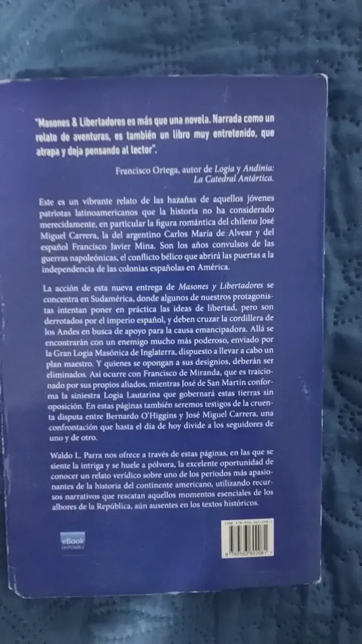 Libro 'Masones & Libertadores 2' de Waldo L. Parra - 2
