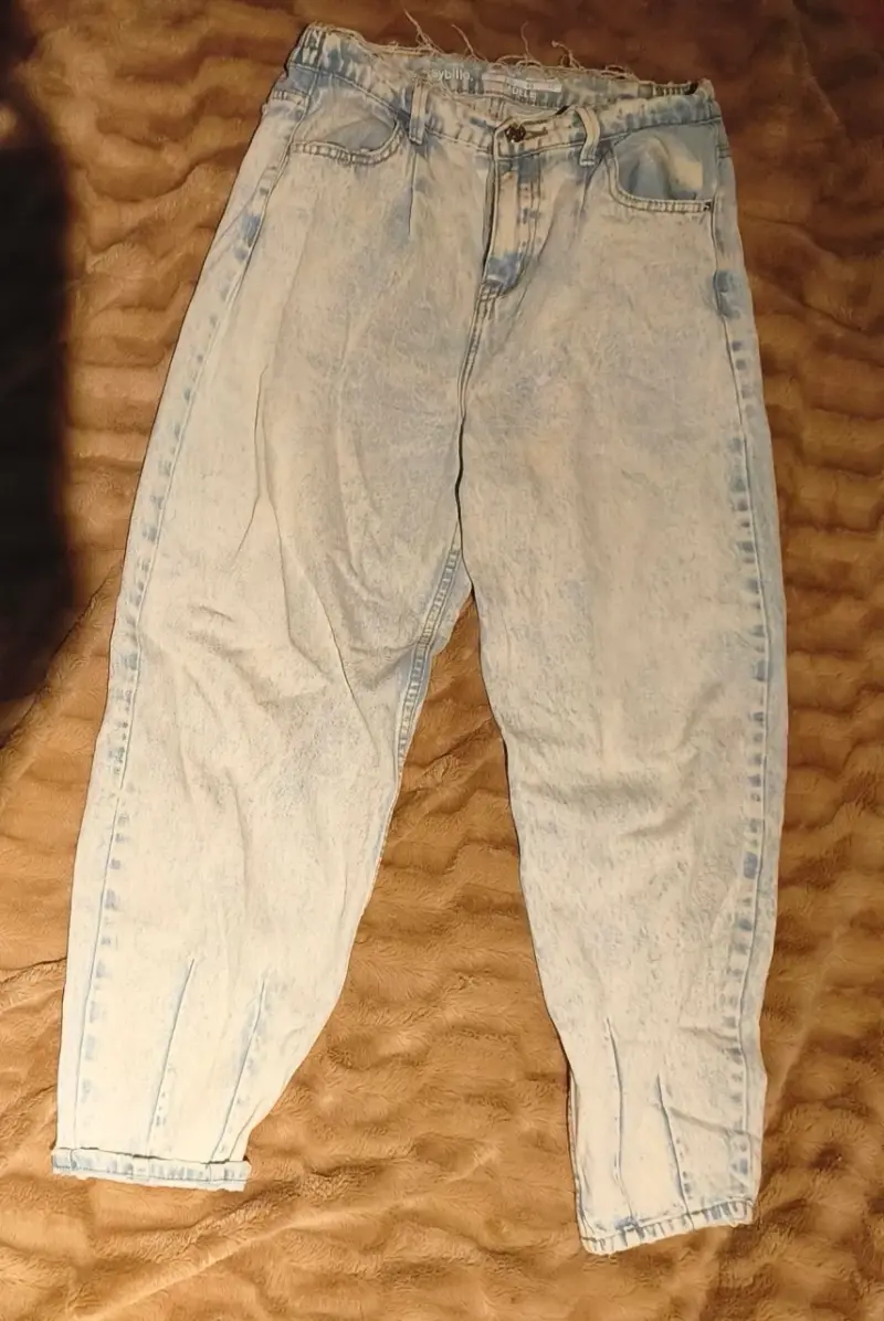 Jeans de mezclilla claros para mujer Sybilla