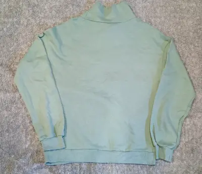 Polerón cuello alto verde menta talla S - miniatura 2