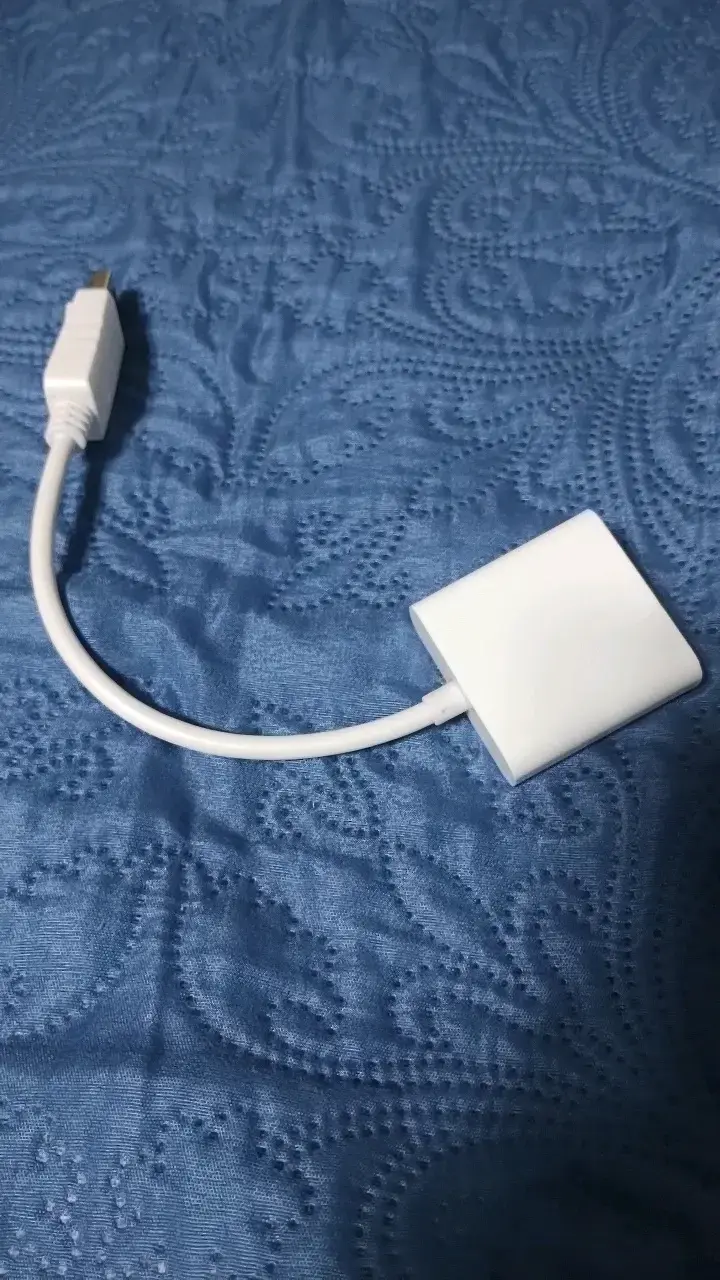 Adaptador Mini DisplayPort a HDMI blanco - 4