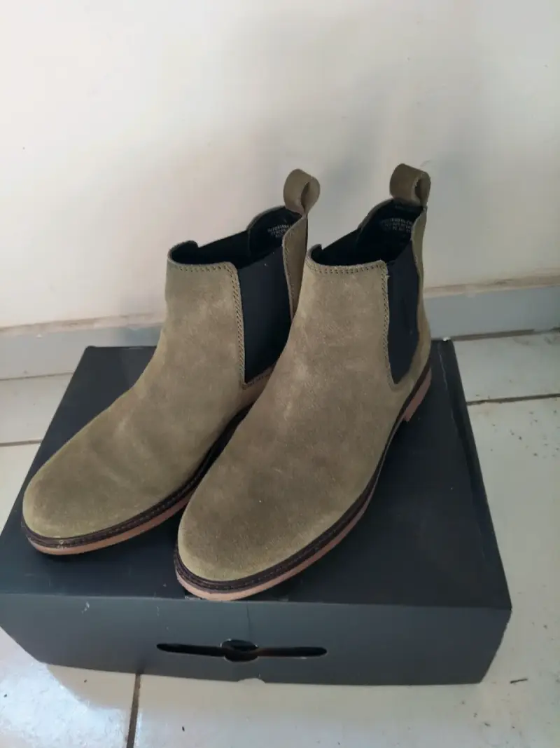 Botines de gamuza para hombre