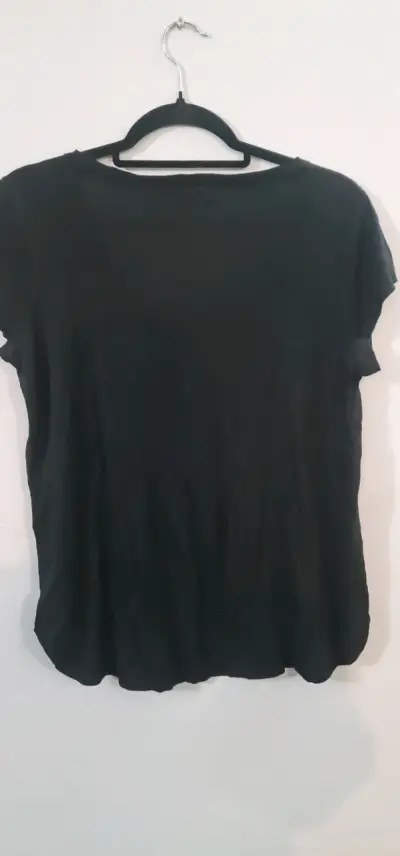 Polera negra básica H&M para mujer - miniatura 2