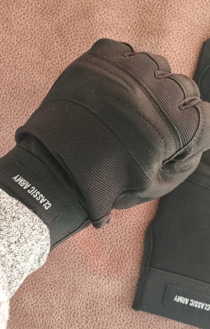 Guantes tácticos negros Classic Army - 3