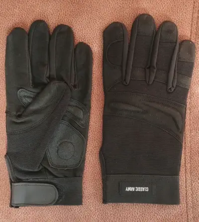 Guantes tácticos negros Classic Army - miniatura 4