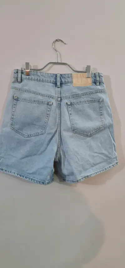 Shorts de mezclilla azul claro Zara - miniatura 2
