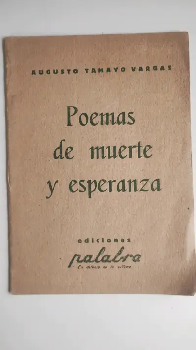 Libro 'Poemas de muerte y esperanza' de Augusto Tamayo Vargas - miniatura 3