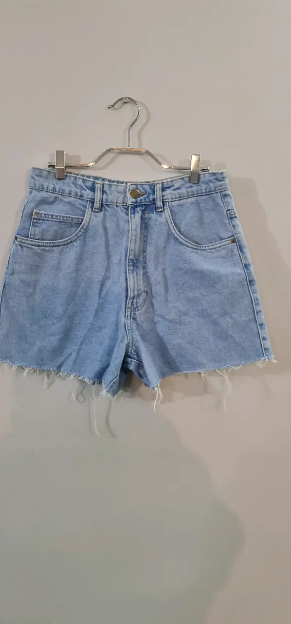 Shorts de mezclilla azul claro Zara - 1