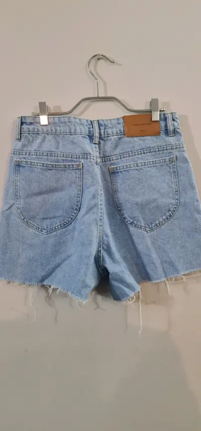 Shorts de mezclilla azul claro Zara - miniatura 2