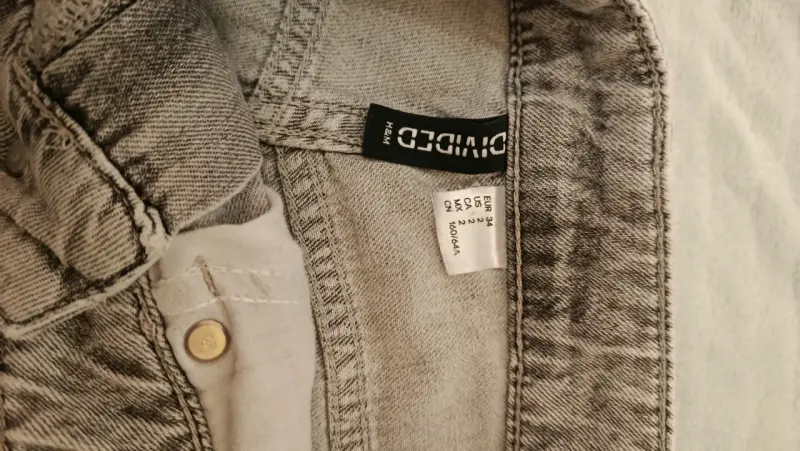 Jeans grises baggy fit tiro medio - 3