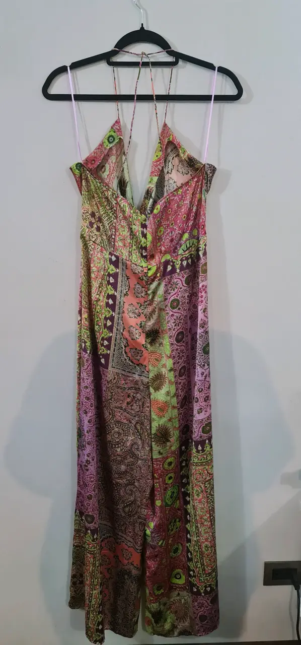 Vestido largo estampado bohemio Zara - 2