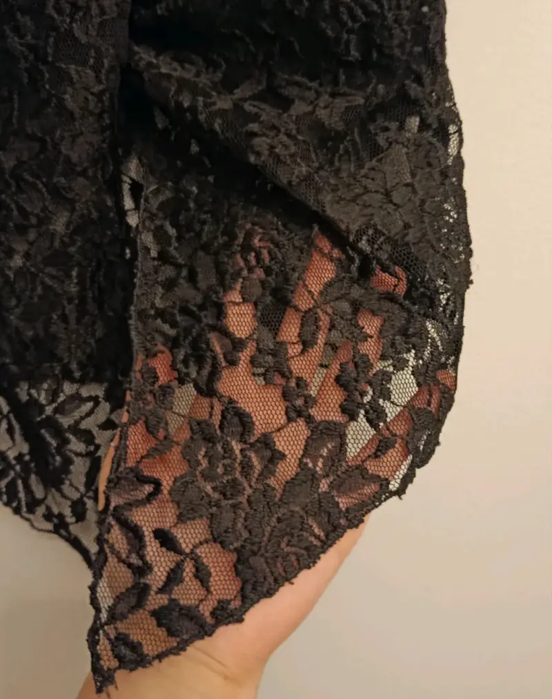 Top strapless encaje negro alternativo - 2