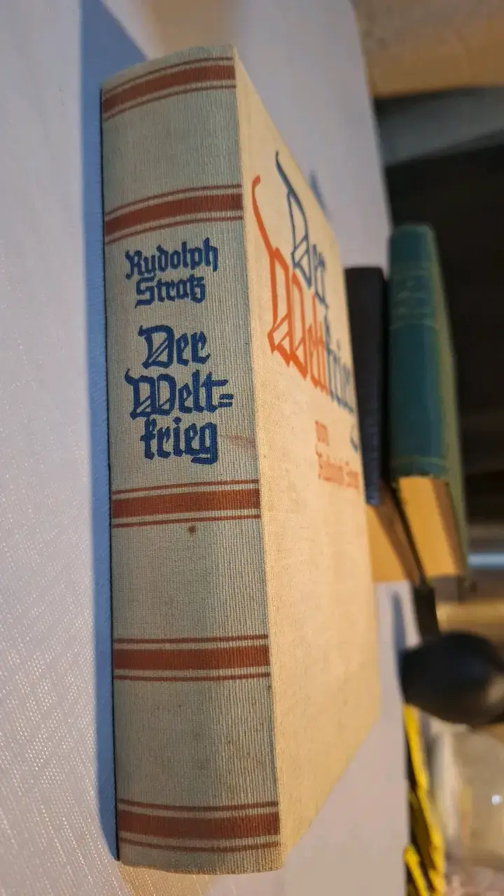 Libro antiguo 'Der Weltkrieg' de Rudolph Stratz - 2
