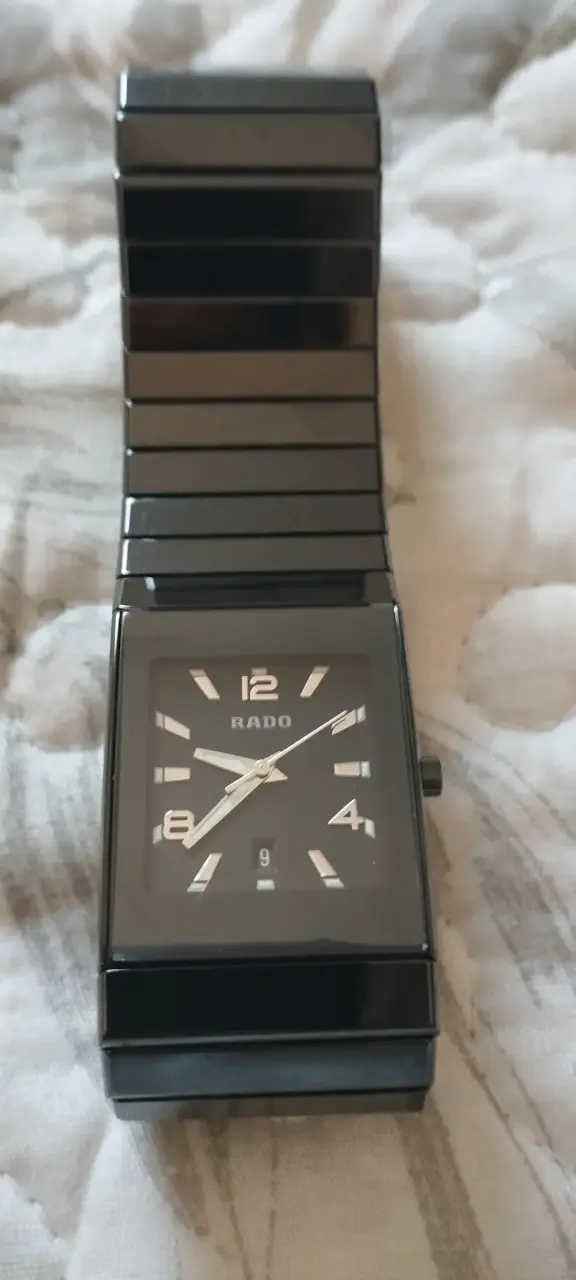 Reloj Rado de cerámica negra elegante - 1