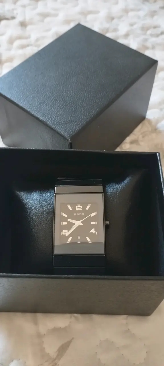 Reloj Rado de cerámica negra elegante - 6
