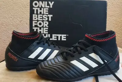 Zapatillas de Fútbol Adidas Predator 18.3 Negras - miniatura 1