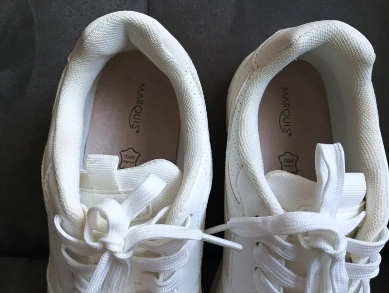 Zapatillas blancas de cuero talla 40 Marquis - 4