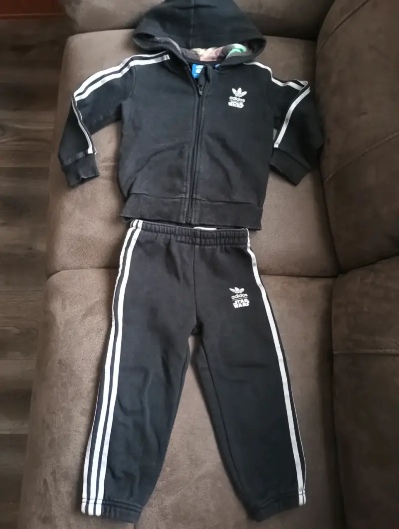 Conjunto de ropa infantil Adidas Star Wars negro - 1