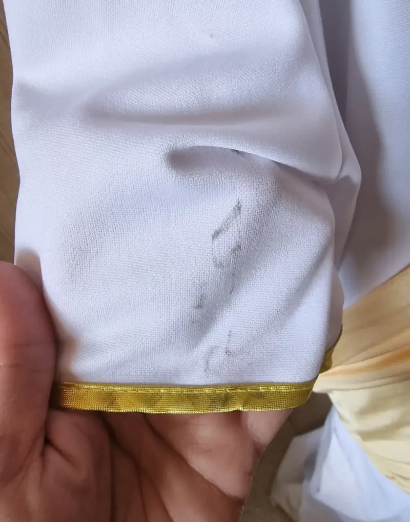 Disfraz de Toga Romana  con Detalles Dorados - 5