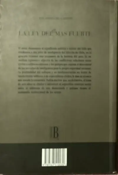 Libro 'La Ley del Más Fuerte' de José Rodríguez Elizondo - miniatura 2