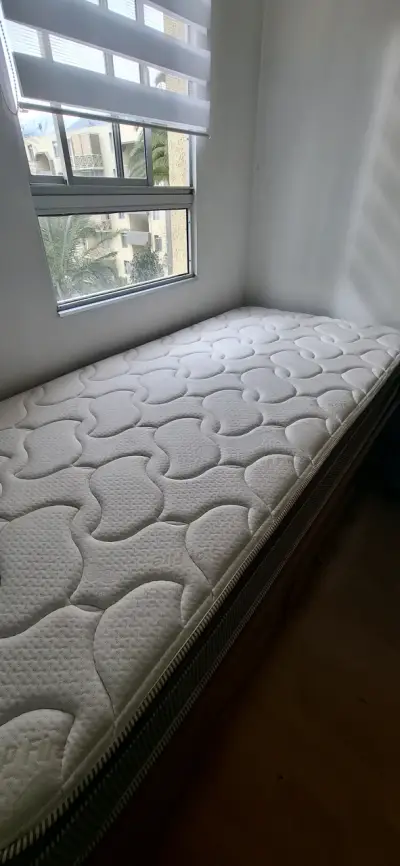 Cama individual con colchón y cajonera - miniatura 4