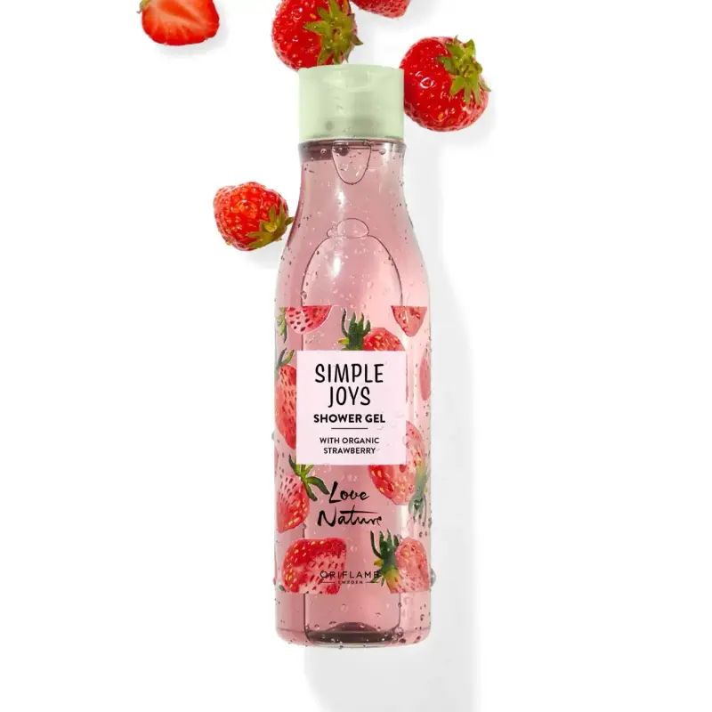 Gel de Ducha Simple Joys Fresa Orgánica - 1