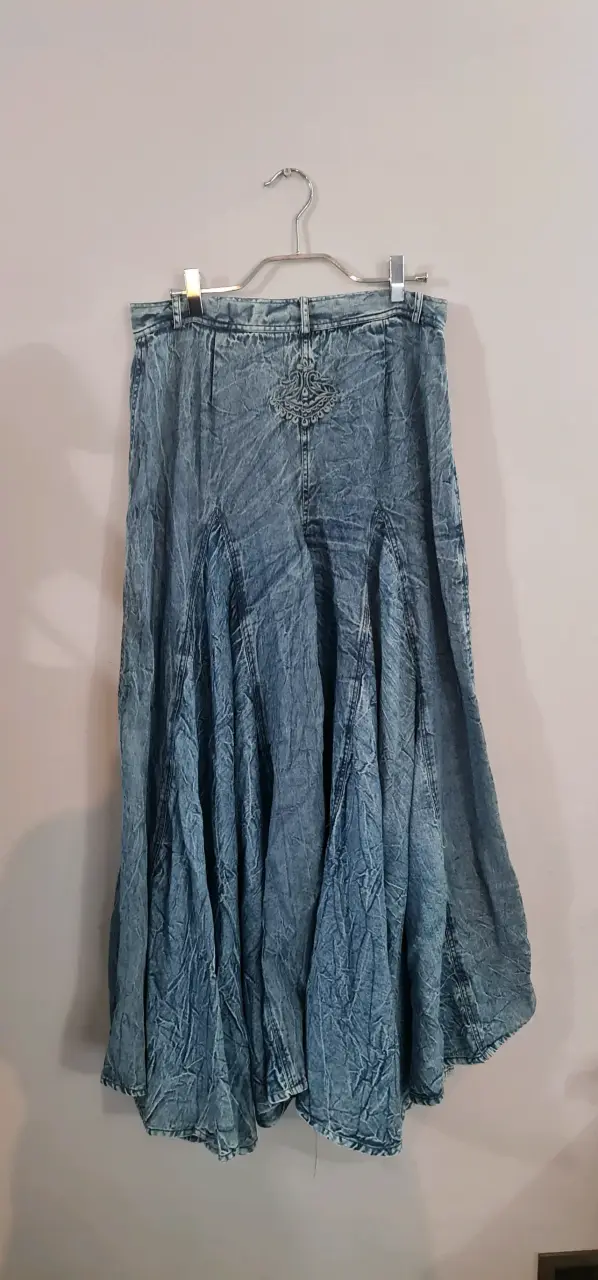 Pantalon  de mezclilla azul India Chic - 2