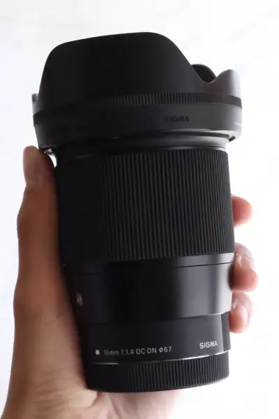 Lente Sigma 16mm F1.4 DC DN para canon ef-m - miniatura 1