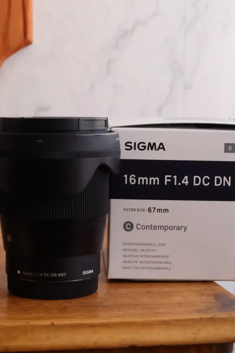 Lente Sigma 16mm F1.4 DC DN para canon ef-m - 2