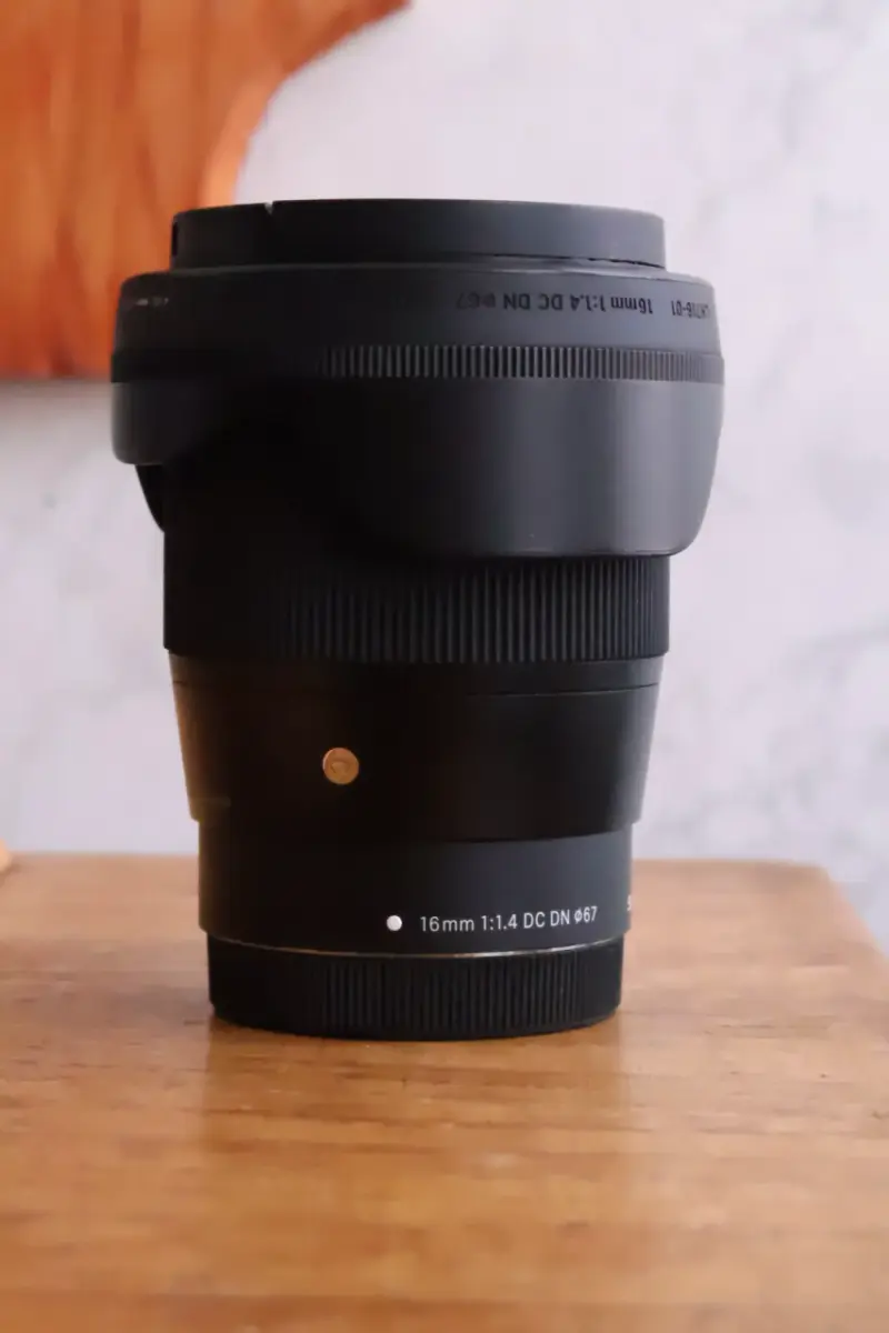 Lente Sigma 16mm F1.4 DC DN para canon ef-m - 3