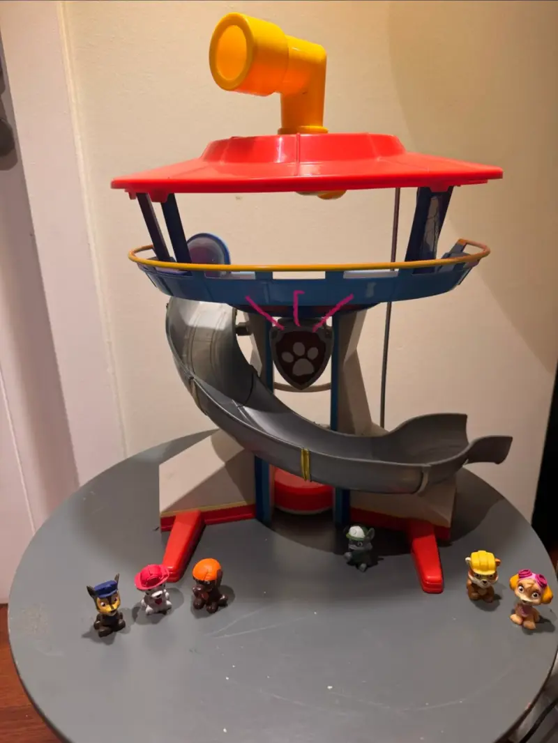 Torre de control Patrulla Canina con figuras - 2