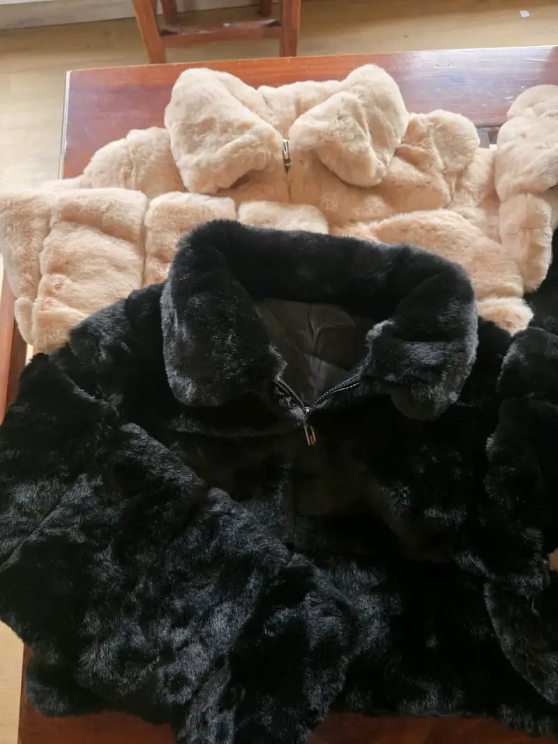 Chaqueta tipo tedy para mujer