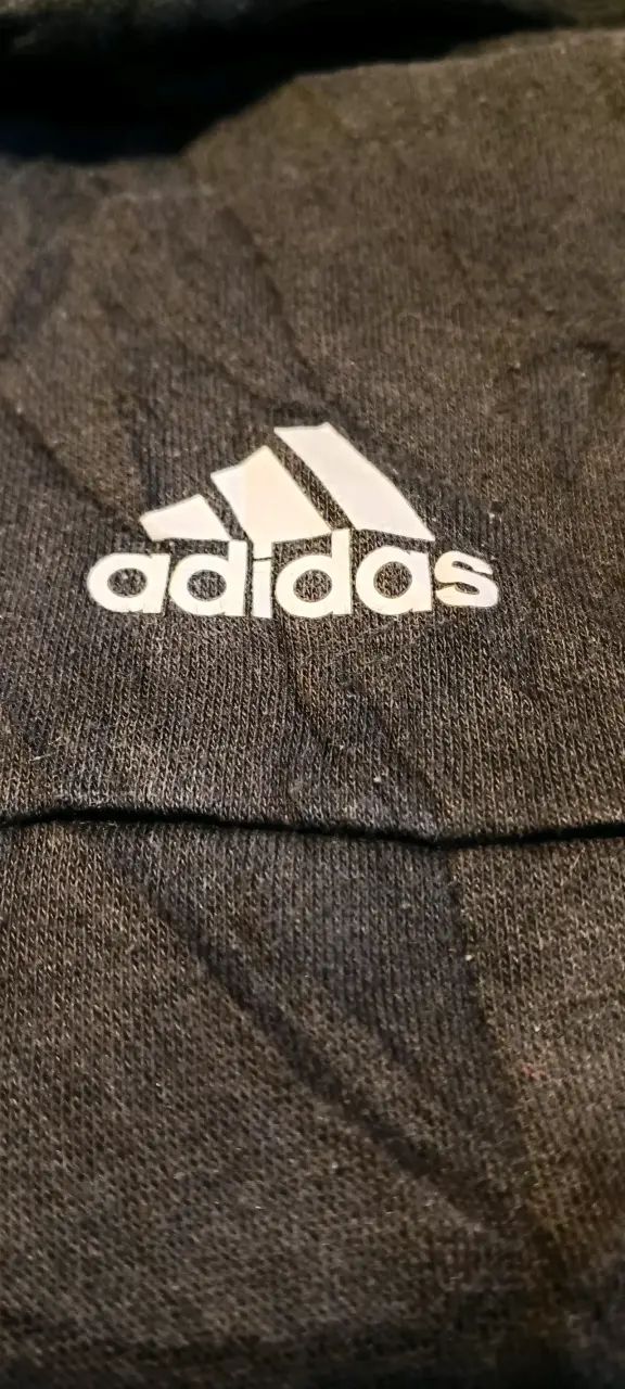 Polerón con capucha negro Adidas para hombre - 3