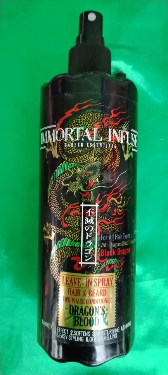 Spray acondicionador para cabello y barba Immortal Infuse