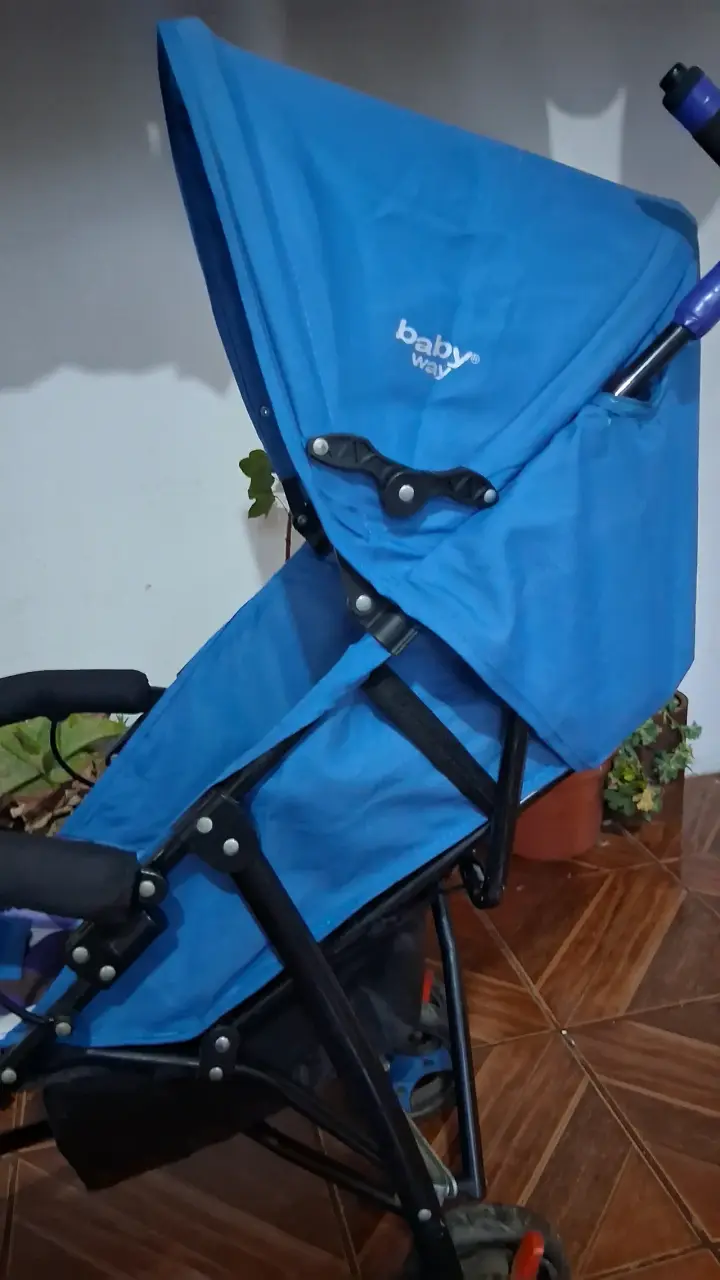 Coche de Paseo Azul Baby Way - 3
