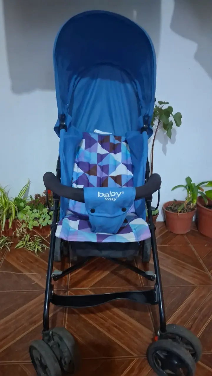 Coche de Paseo Azul Baby Way - 4