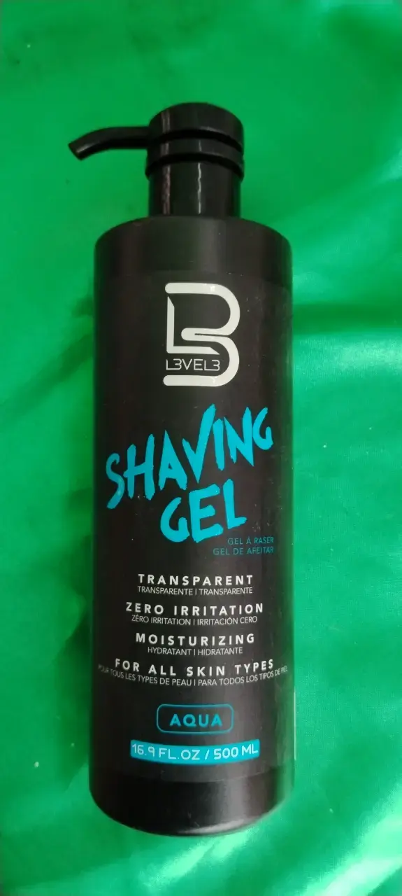 Gel de Afeitar Transparente L3VEL3 Aqua 500ml