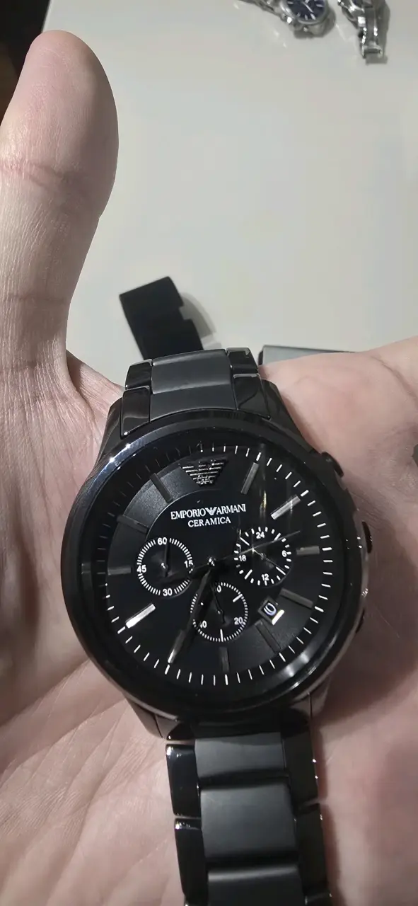Reloj Emporio Armani Cerámica Negro - 3