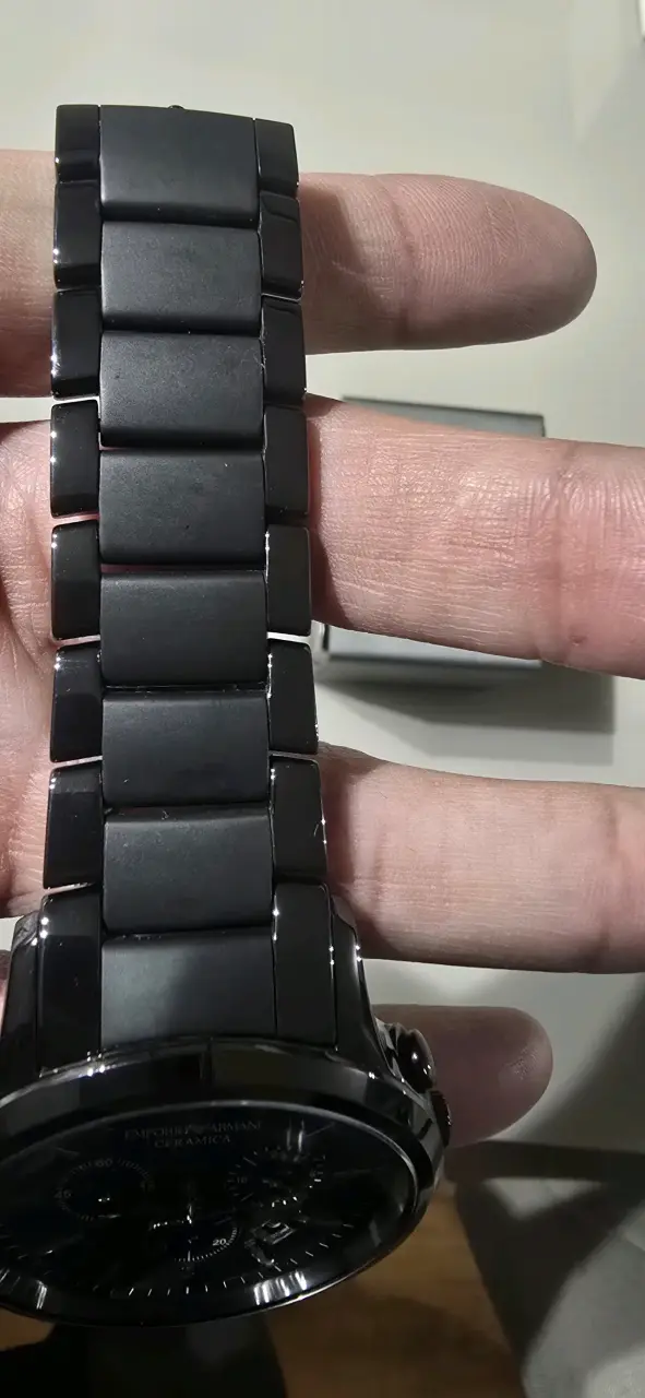 Reloj Emporio Armani Cerámica Negro - 4